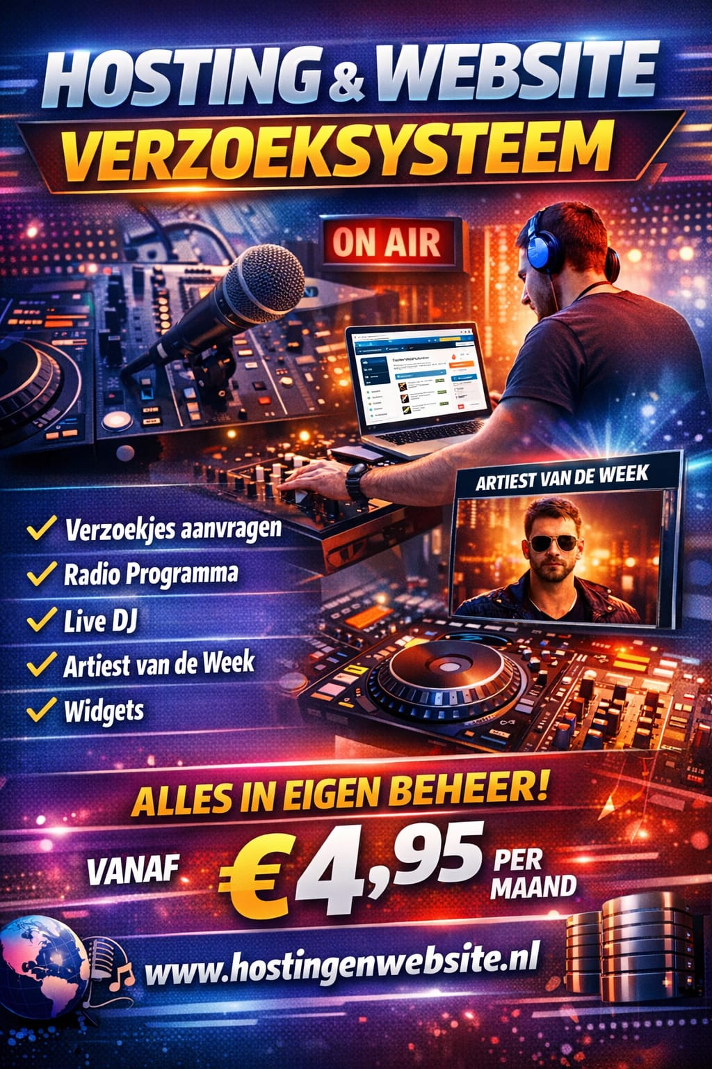 Promotie Hosting & Website Verzoekserver